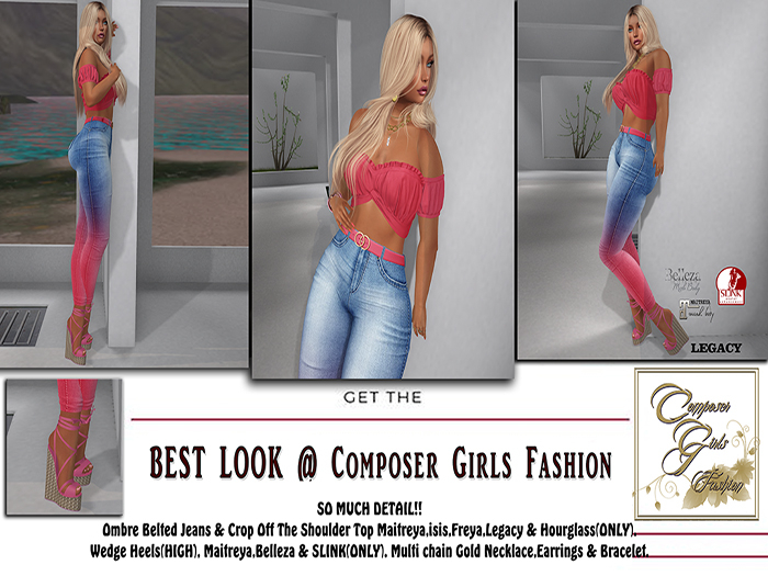Second Life Marketplace !CGF*Cotton Candy* Jeans Outfit